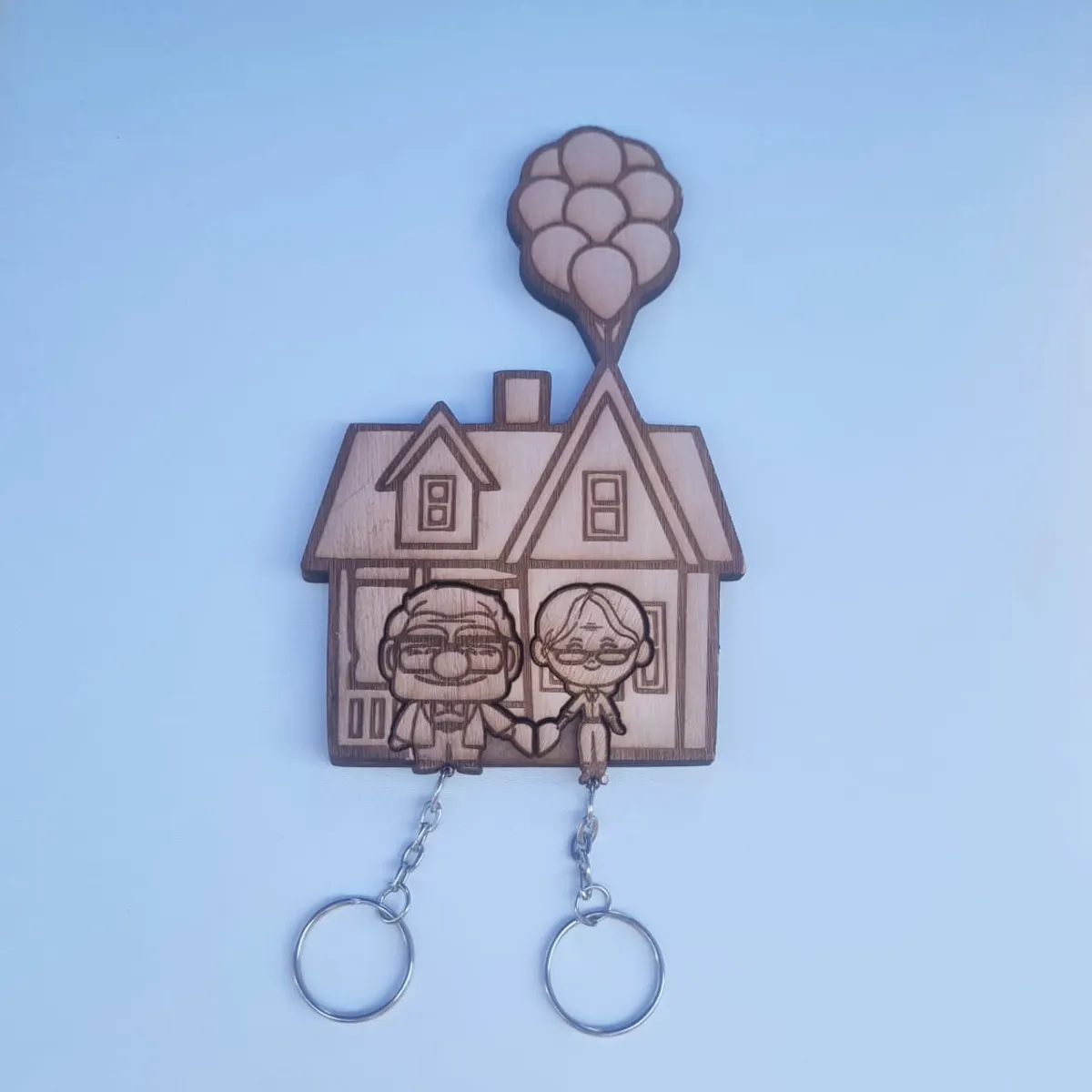 GENERICO - Porta Llaves UP Madera Grabada