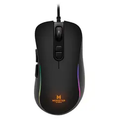 MONSTER - Mouse Gamer Bold 6 Botones DPI 8000 5 millones de clicks