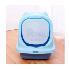 GENERICO - Baño Sanitario Cerrado Gato Blue Arenero