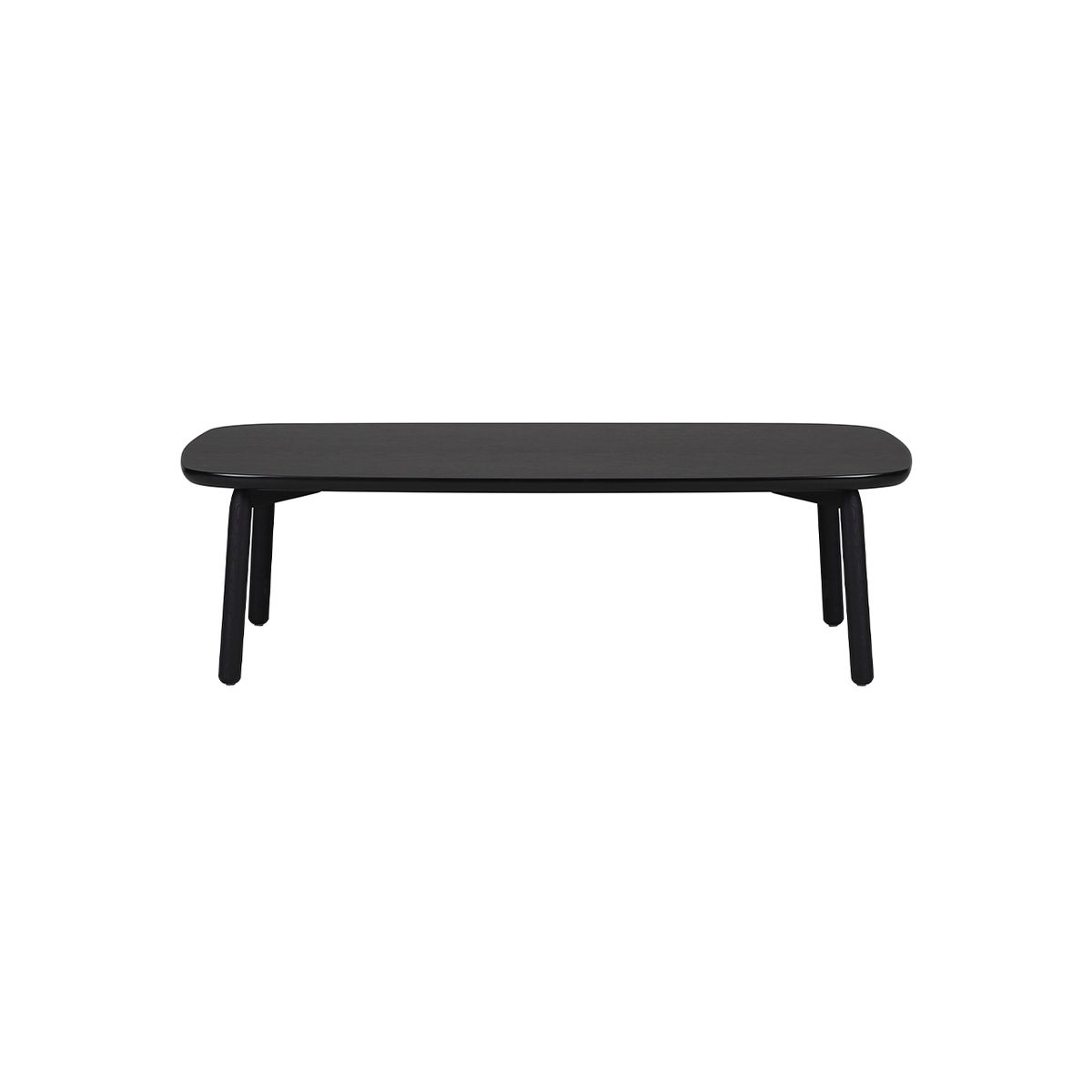 SUR DISEÑO - Mesa de Centro May Rectangular Fresno Negro