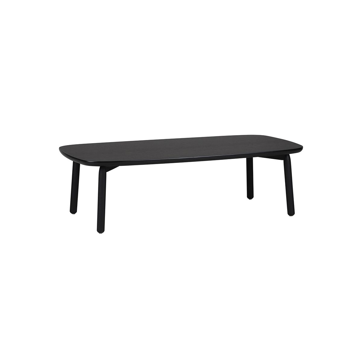 SUR DISEÑO - Mesa de Centro May Rectangular Fresno Negro