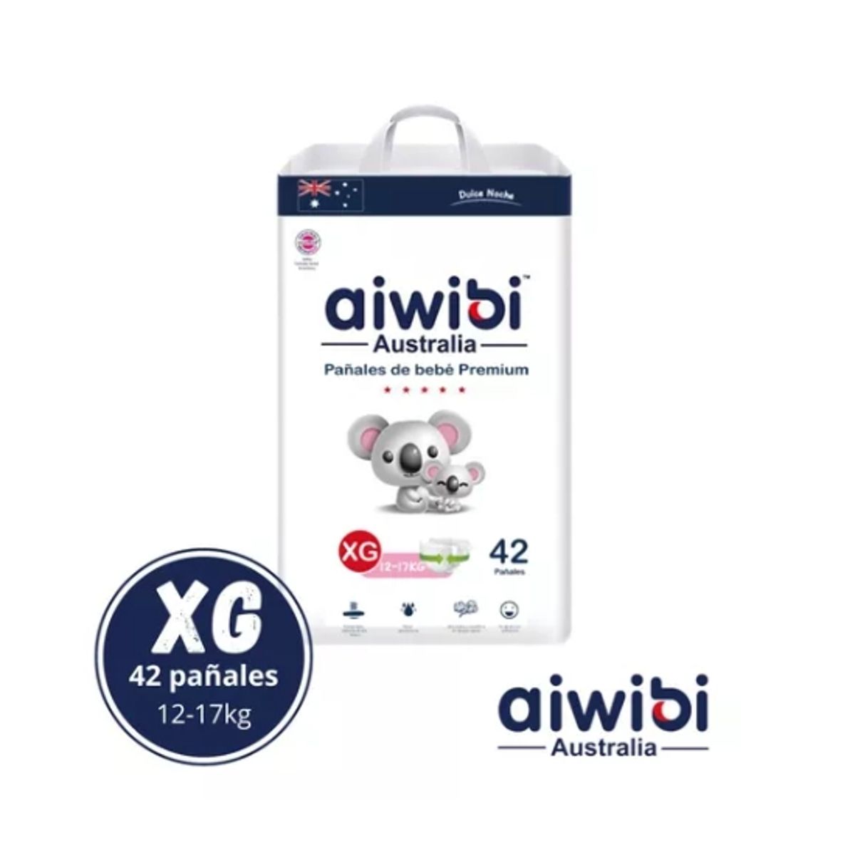 GENERICO - Pañales Aiwibi Dulce Noche XG 42 UND