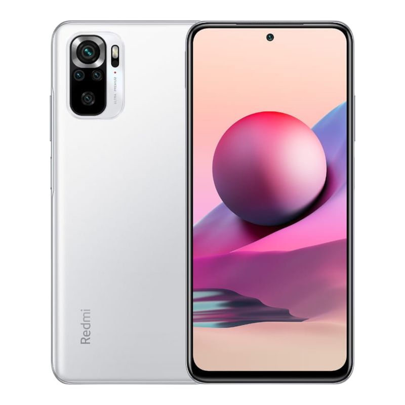 XIAOMI - Xiaomi Redmi Note 10s Dual Sim 128 Gb Pebble White 6 Gb Ram