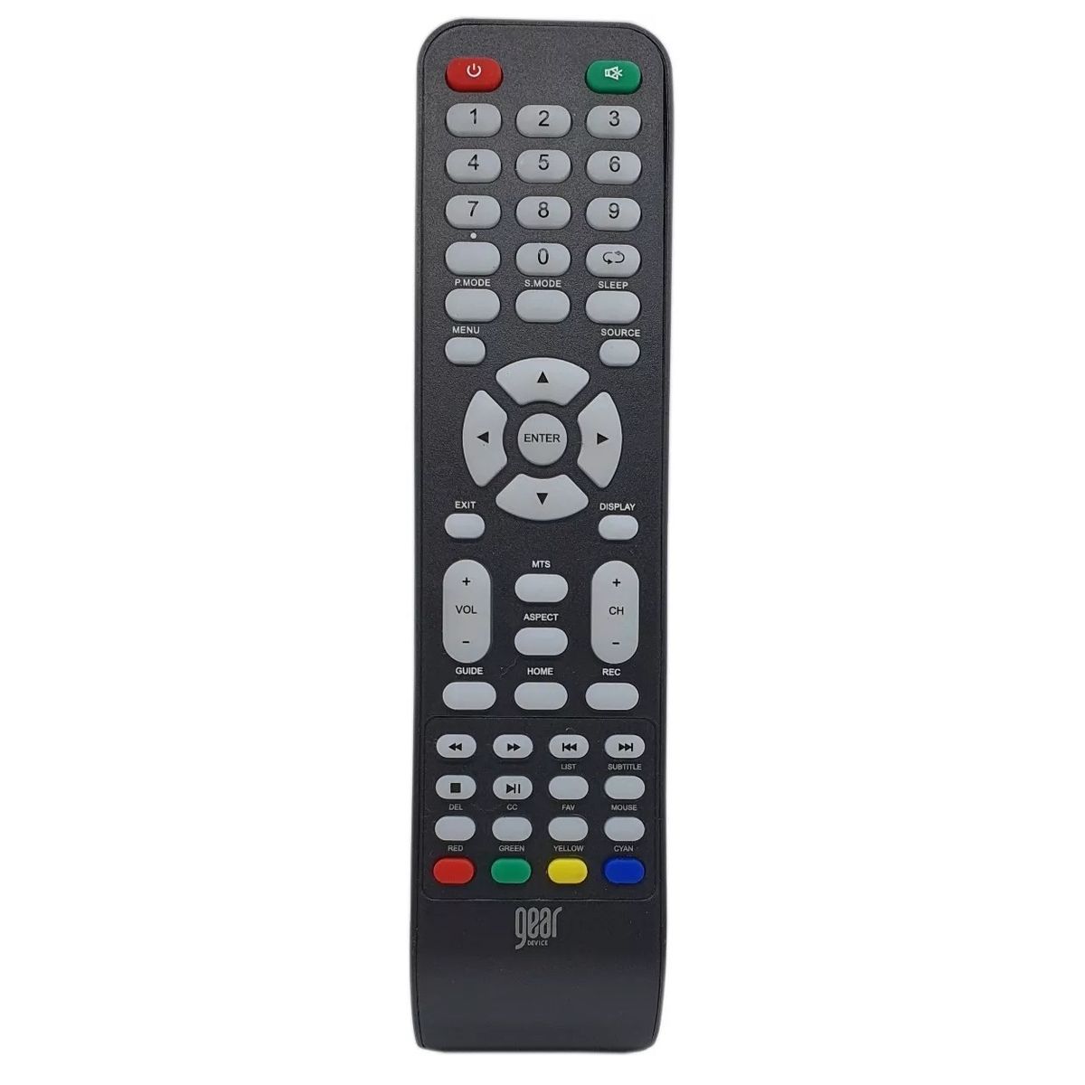 GENERICO - Control Remoto Compatible con Smart Tv Gear Foto Referencial