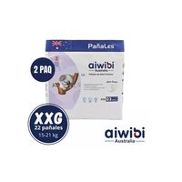 Pañales Aiwibi Ultra Suave XXG (X2) 44 Und