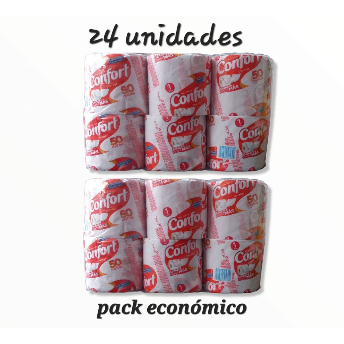 CONFORT - Papel Higiénico CONFORT 24 rollos