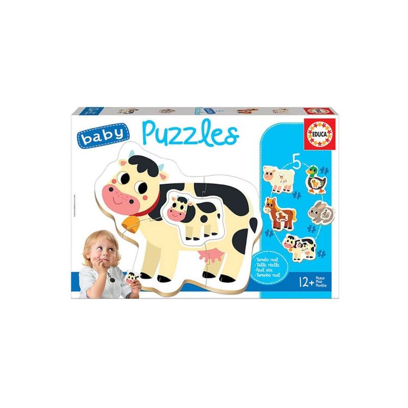 EDUCA - Puzzle Baby 2 A 4 Piezas La Granja Educa - SC