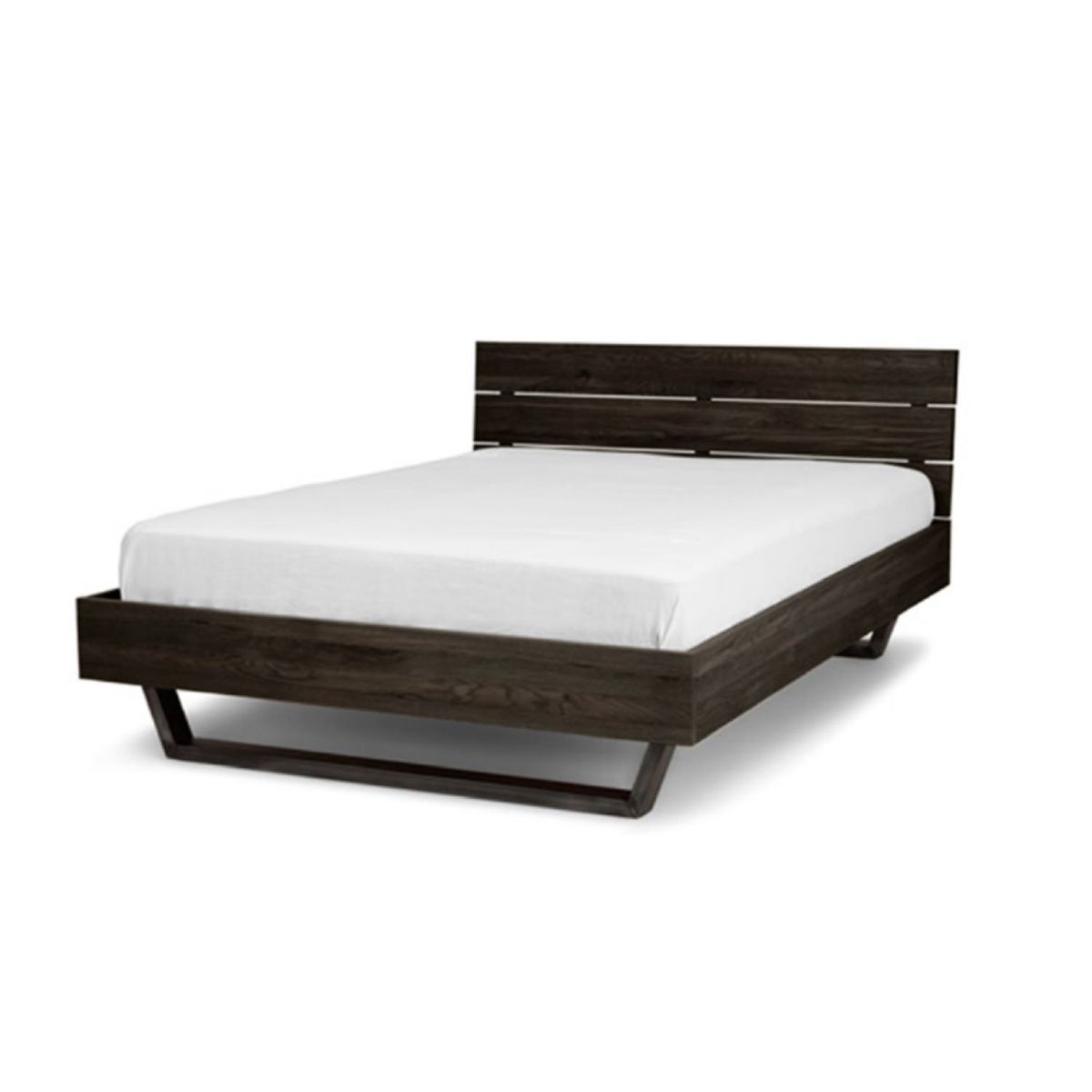 GENERICO - Cama Rëfël dos plazas color carbonizado