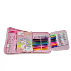 GENERICO - Set De Arte Maleta 36 Piezas Lápices Para Colorear Unicornio
