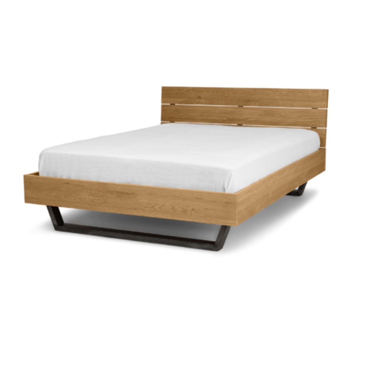 GENERICO - Cama Rëfël dos plazas color miel