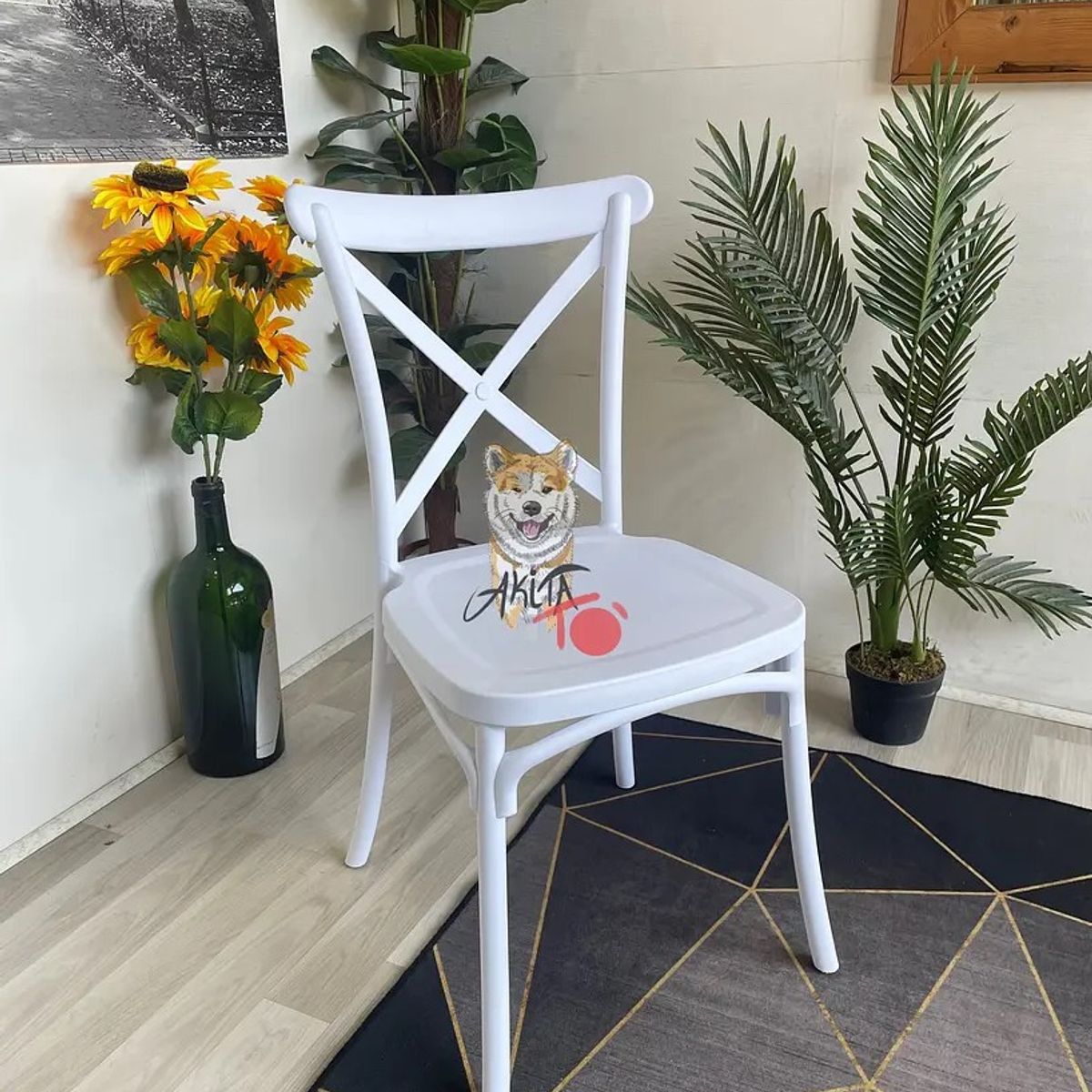 GENERICO - Silla Crossback Blanca