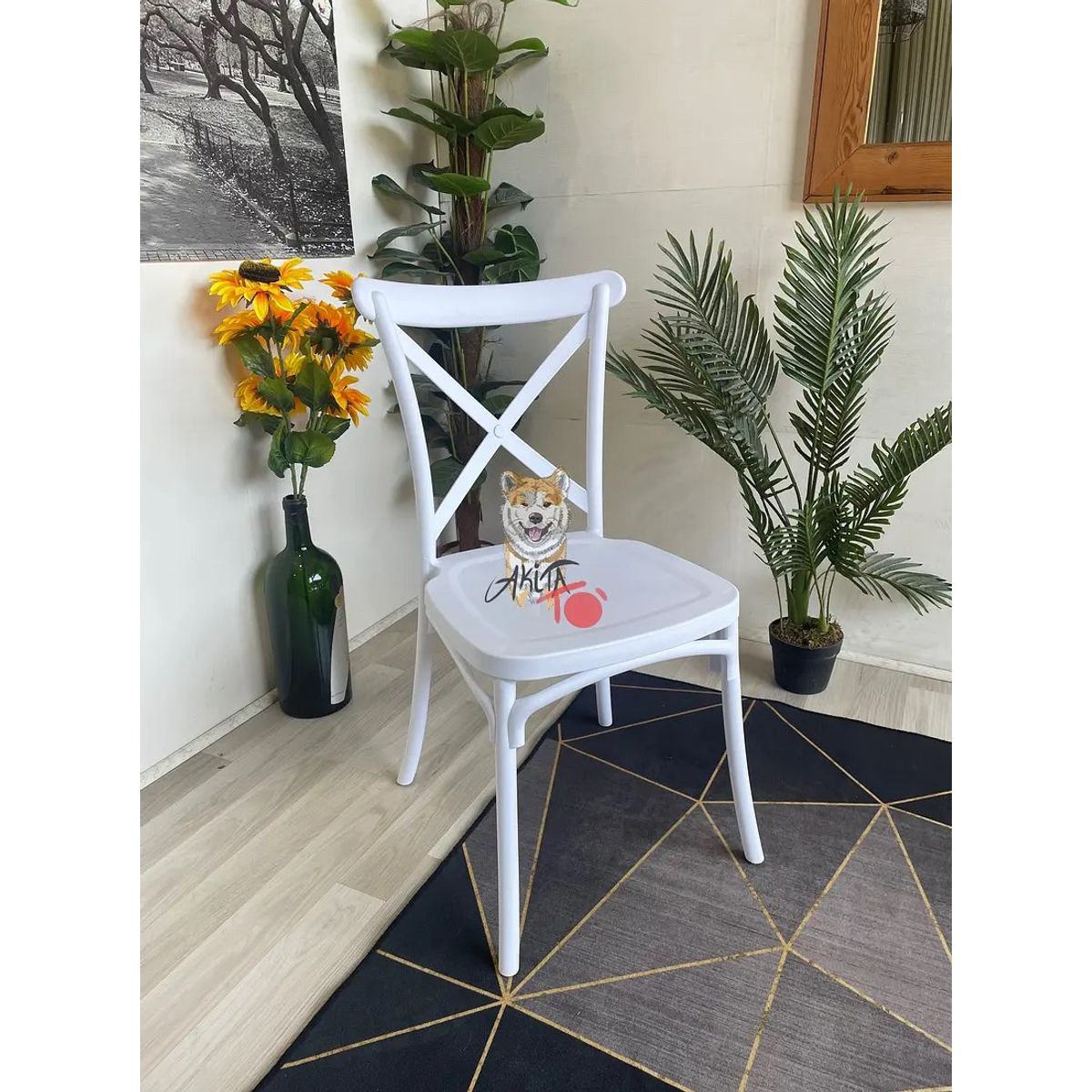 GENERICO - Silla Crossback Blanca