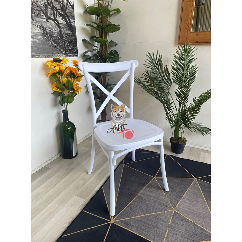 GENERICO - Silla Crossback Blanca