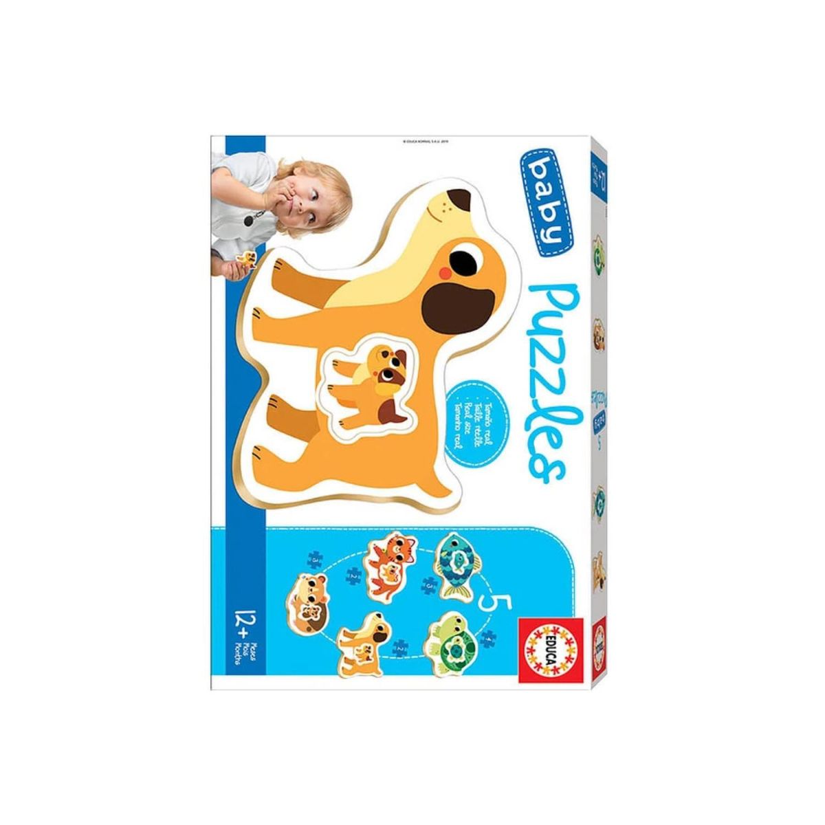 EDUCA - Puzzle Baby 2 A 4 Piezas Animales Domésticos - SC