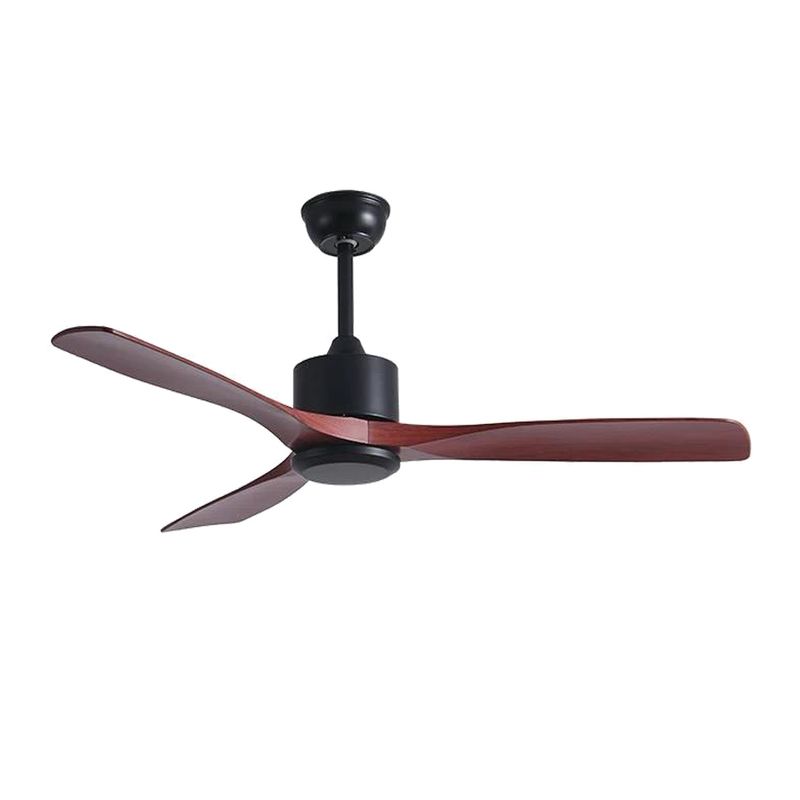 TEVERE - Ventilador de Techo 3 Aspas Negro