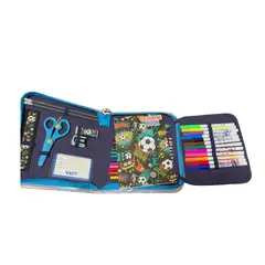 GENERICO - Set De Arte Maleta 36 Piezas Lápices Para Colorear Futboll