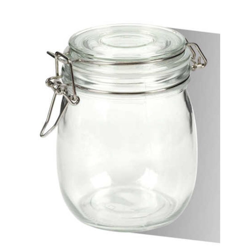 OEM - Contenedor Frasco De Vidrio Con Tapa 700ml