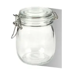 OEM - Contenedor Frasco De Vidrio Con Tapa 700ml