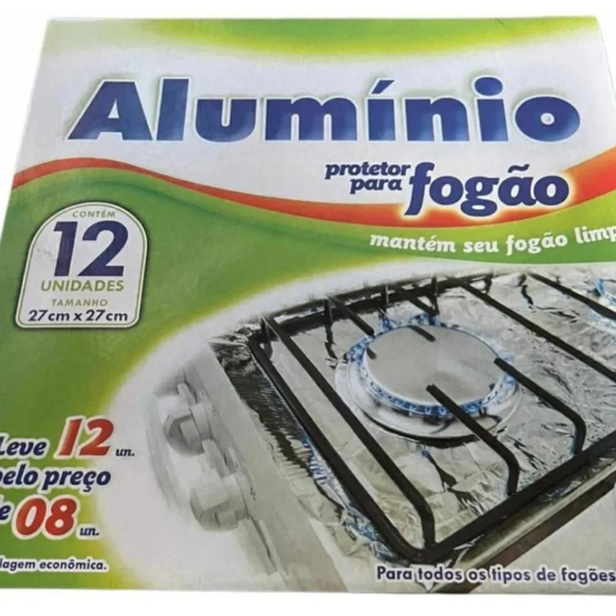 GENERICO - Papel Protector De Aluminio Para Cocina, 12 Unidades