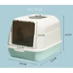 GENERICO - Baño Sanitario Cubierto Romeo Para Gatos