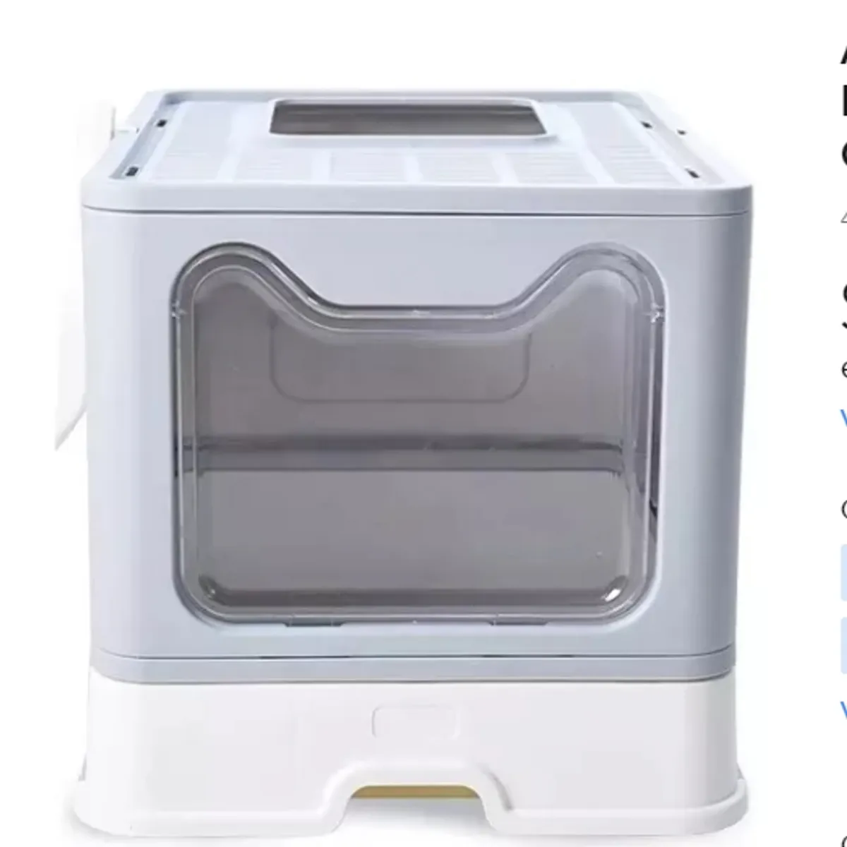 GENERICO - Arenero Cerrado Para Gato Bandeja Sanitaria Antiolor