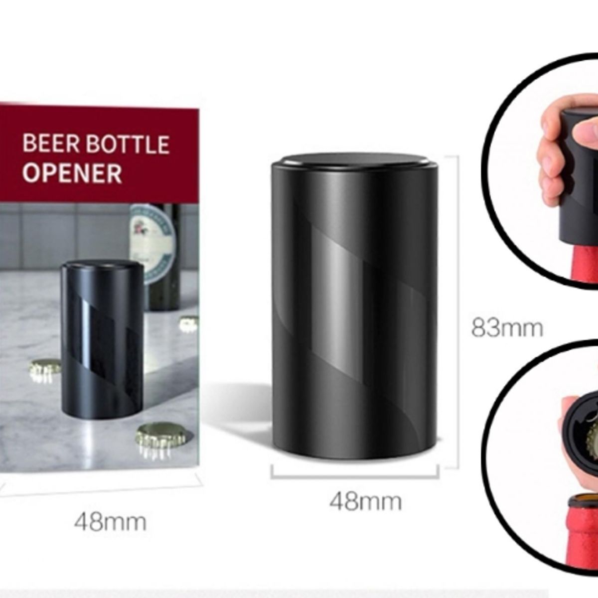 GENERICO - Abridor De Cervezas Botellas Automático Rápido