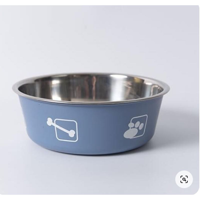 GENERICO - Tazón Para Mascotas De Acero Inoxidable Perros Azul