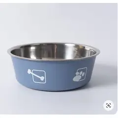 GENERICO - Tazón Para Mascotas De Acero Inoxidable Perros Azul
