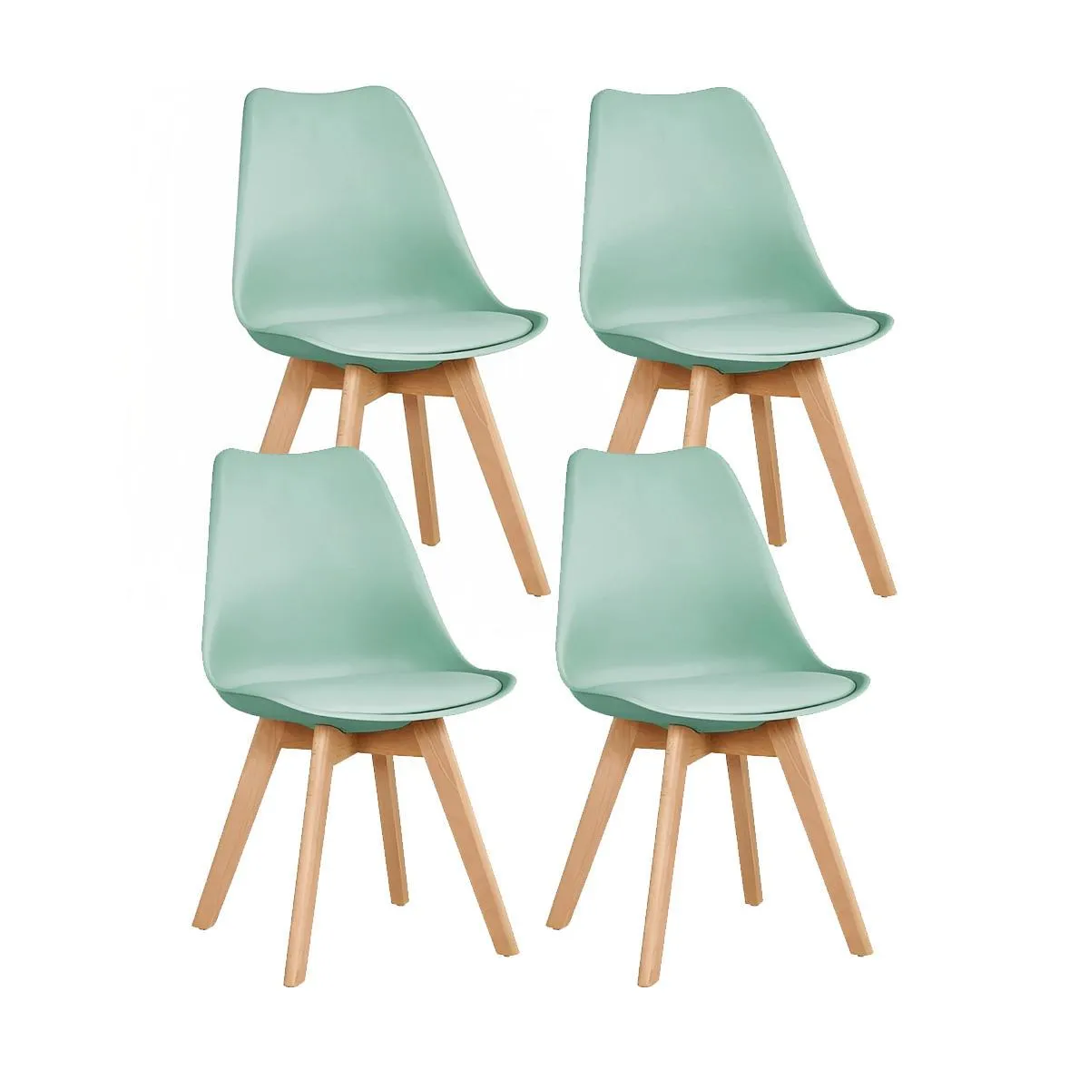GENERICO - Pack Sillas Tulip - 6 Unidades