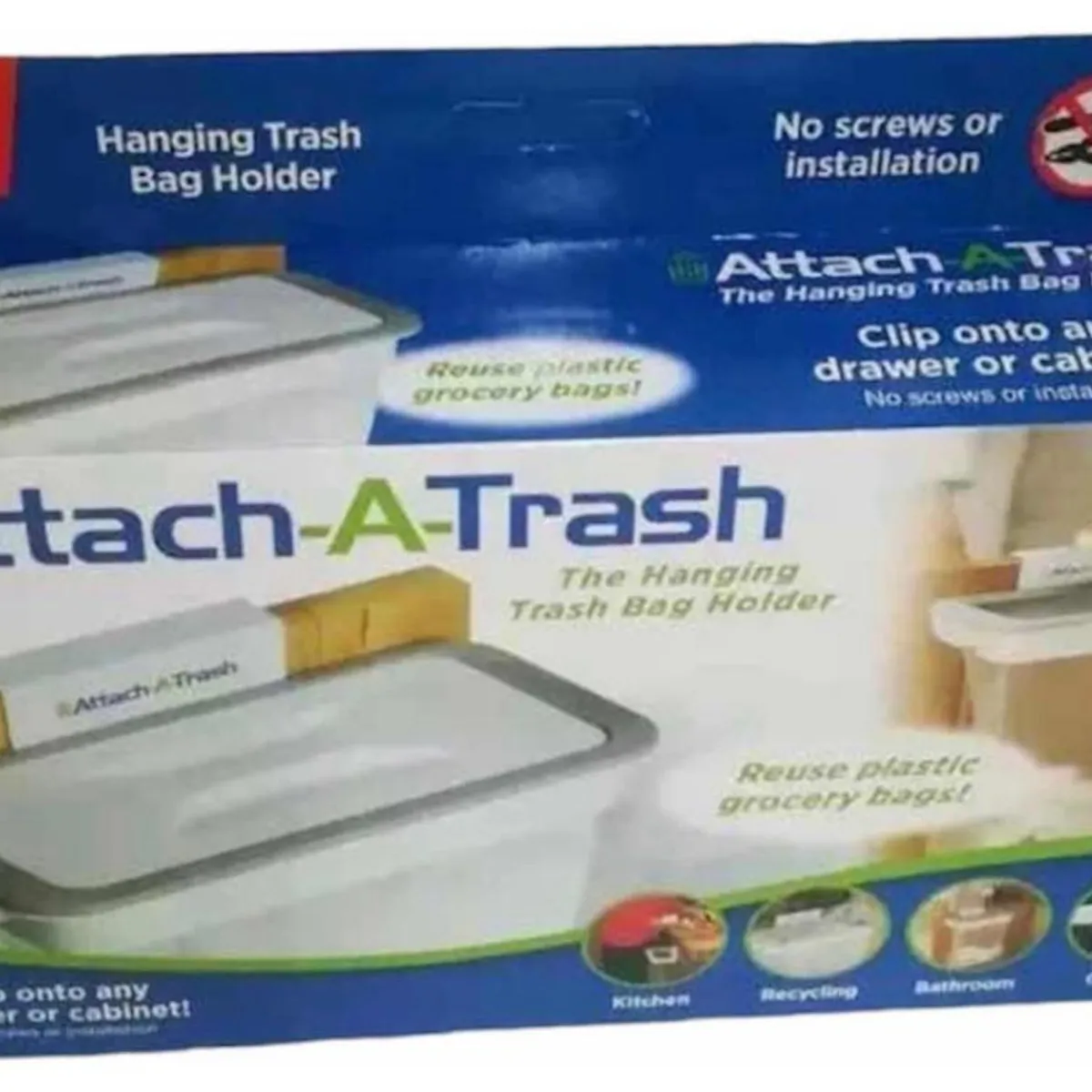 GENERICO - Soporte Basurero Porta Bolsa Puerta Cocina Mueble Basura