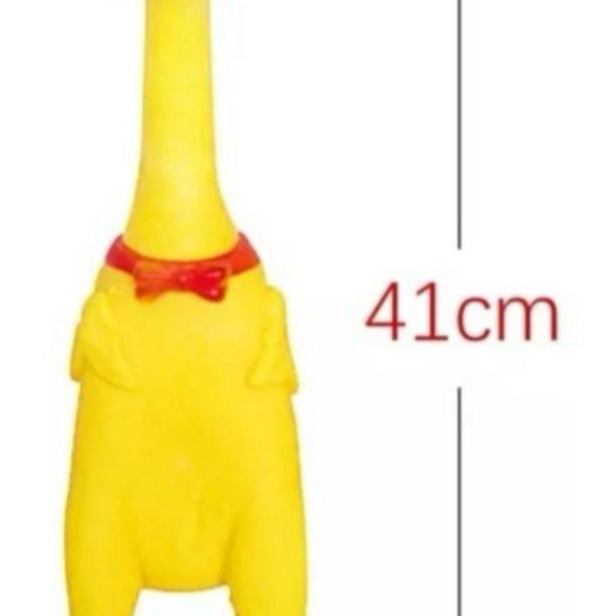 GENERICO - Pollo Juguete De Goma Con Sonido 41cm Para Perros Y Gatos