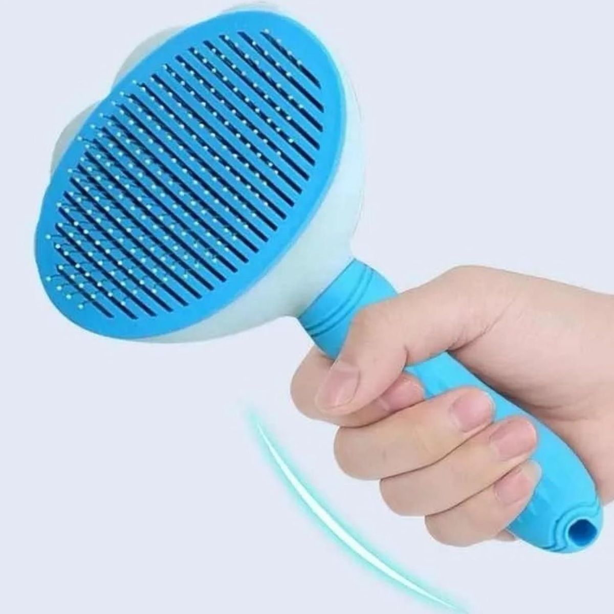 GENERICO - Cepillo Para Perros Y Gatos Para Mascotas Limpieza Celeste