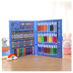 GENERICO - Set 150 Piezas Arte Dibujo Pintura Colorear azul