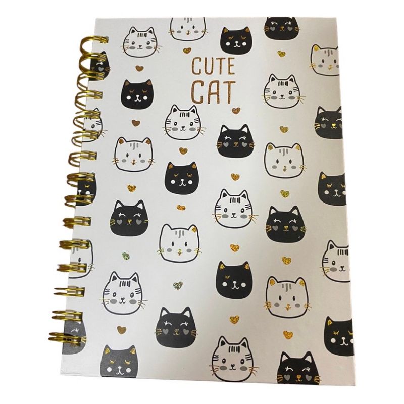 GENERICO - Cuaderno Libreta Gato Diseño Gatitos Kawaii Regalo