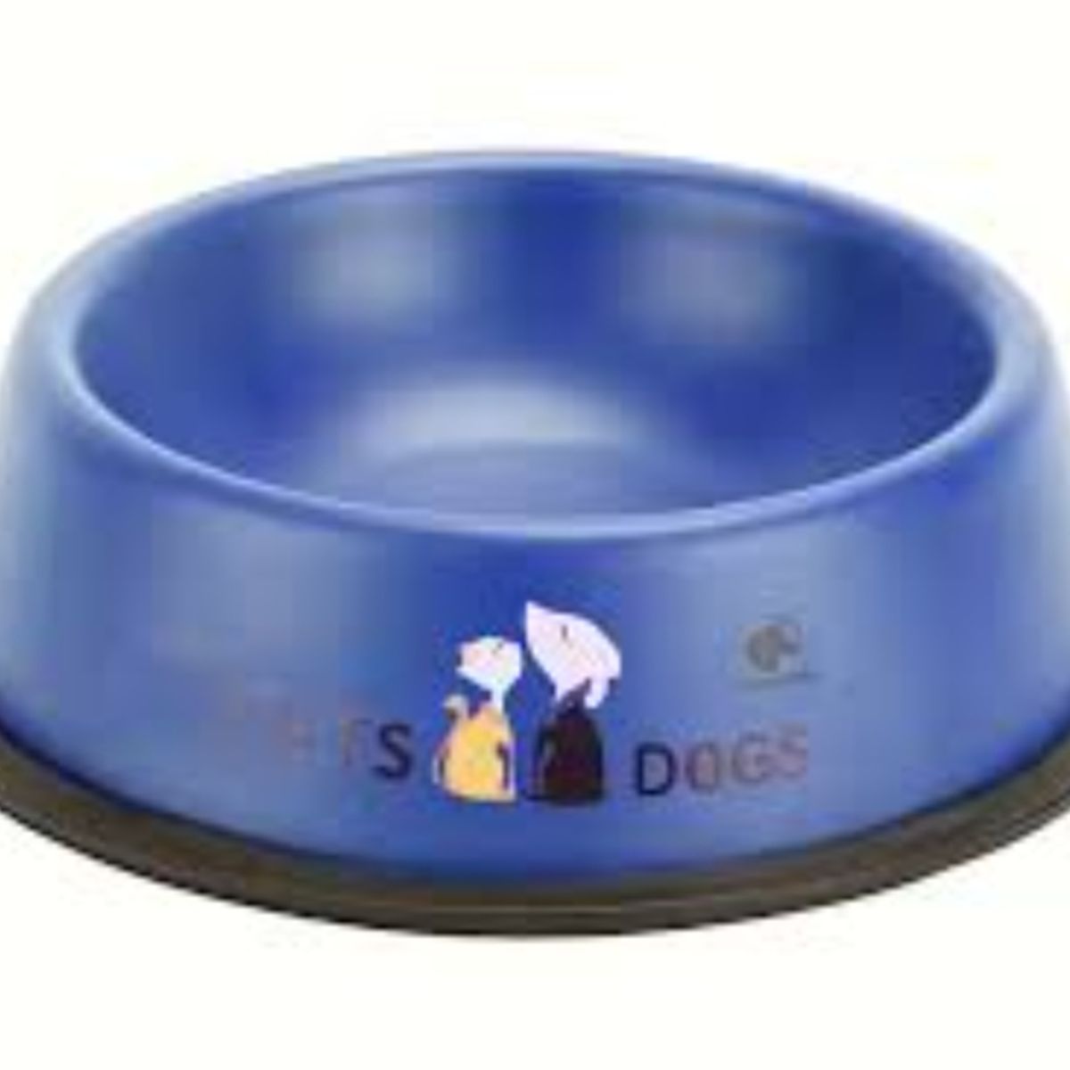 GENERICO - Plato Mascota Perro Gato Comedero Metal 17 Cm Azul