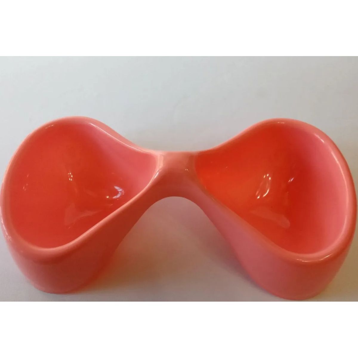 GENERICO - Plato Doble De Plástico Para Mascotas