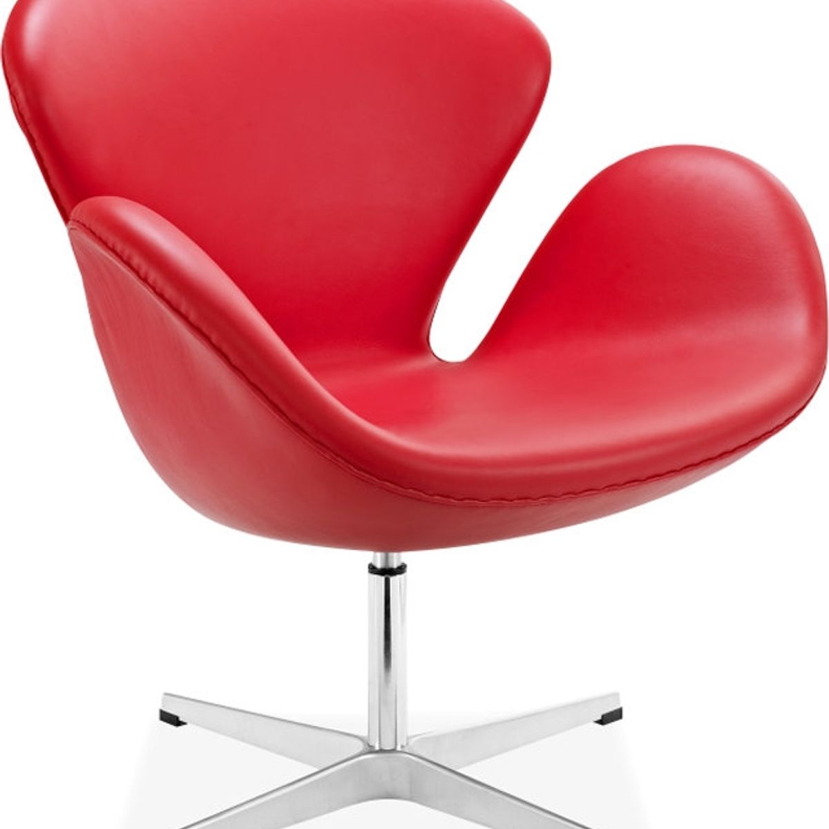 ARTIHOGAR - Silla Swan Poltrona Color  Rojo
