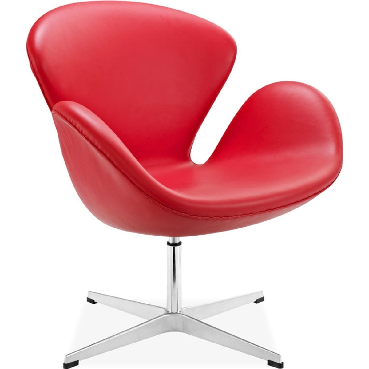 ARTIHOGAR - Silla Swan Poltrona Color  Rojo