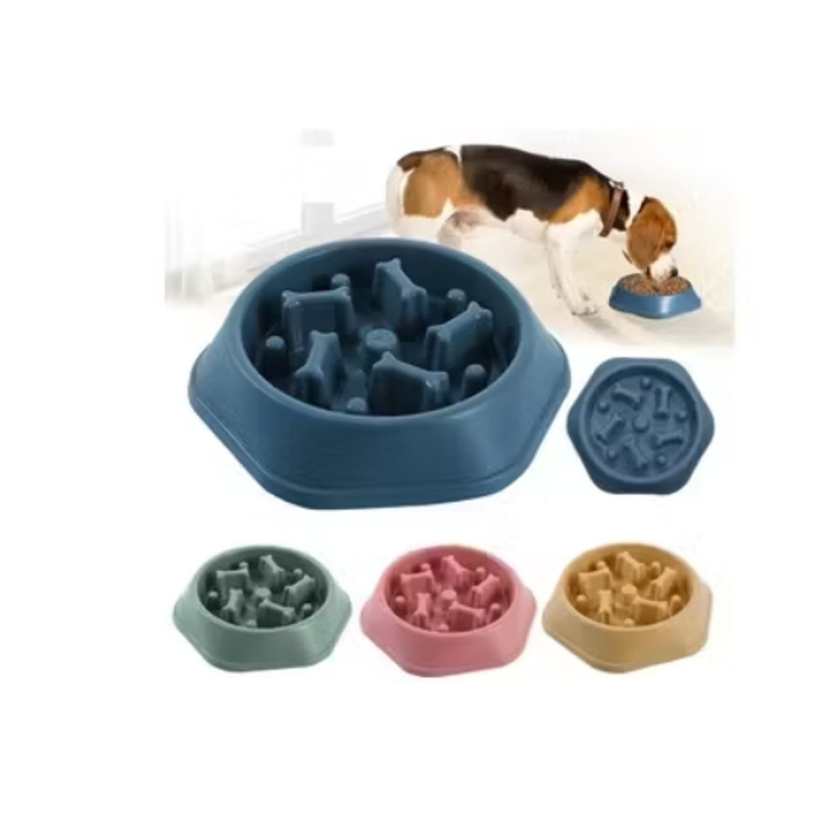 GENERICO - Plato Anti Ansiedad Anti Stress Perros Mascotas