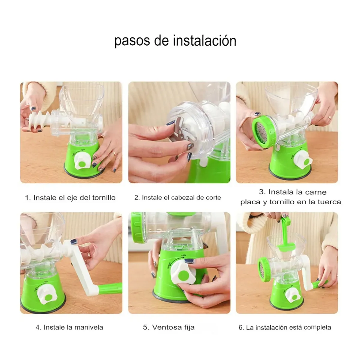 GENERICO - Picadora y moledora de Carne Manual