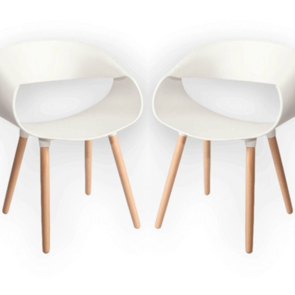 ARTIHOGAR - PACK 2 SITIAL  NORDIC COLOR BLANCO