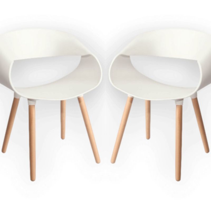 ARTIHOGAR - PACK 2 SITIAL  NORDIC COLOR BLANCO