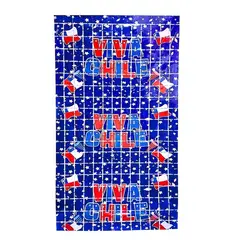 GENERICO - Adorno Mural Metalico Viva Chile 2x1 X1 Uni Color Variado
