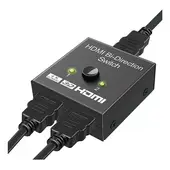 KUANGYE - Conmutador Splitter Switch Hdmi 4k Bidireccional