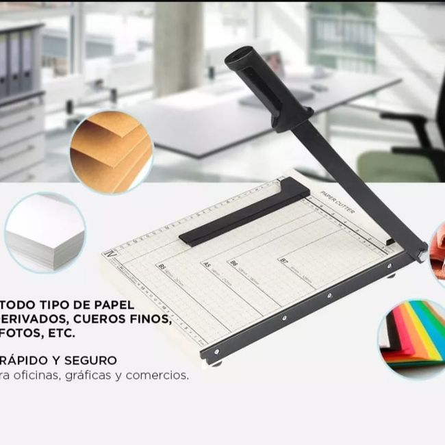 GENERICO - Guillotina Metálica Cortador Papel Fotos