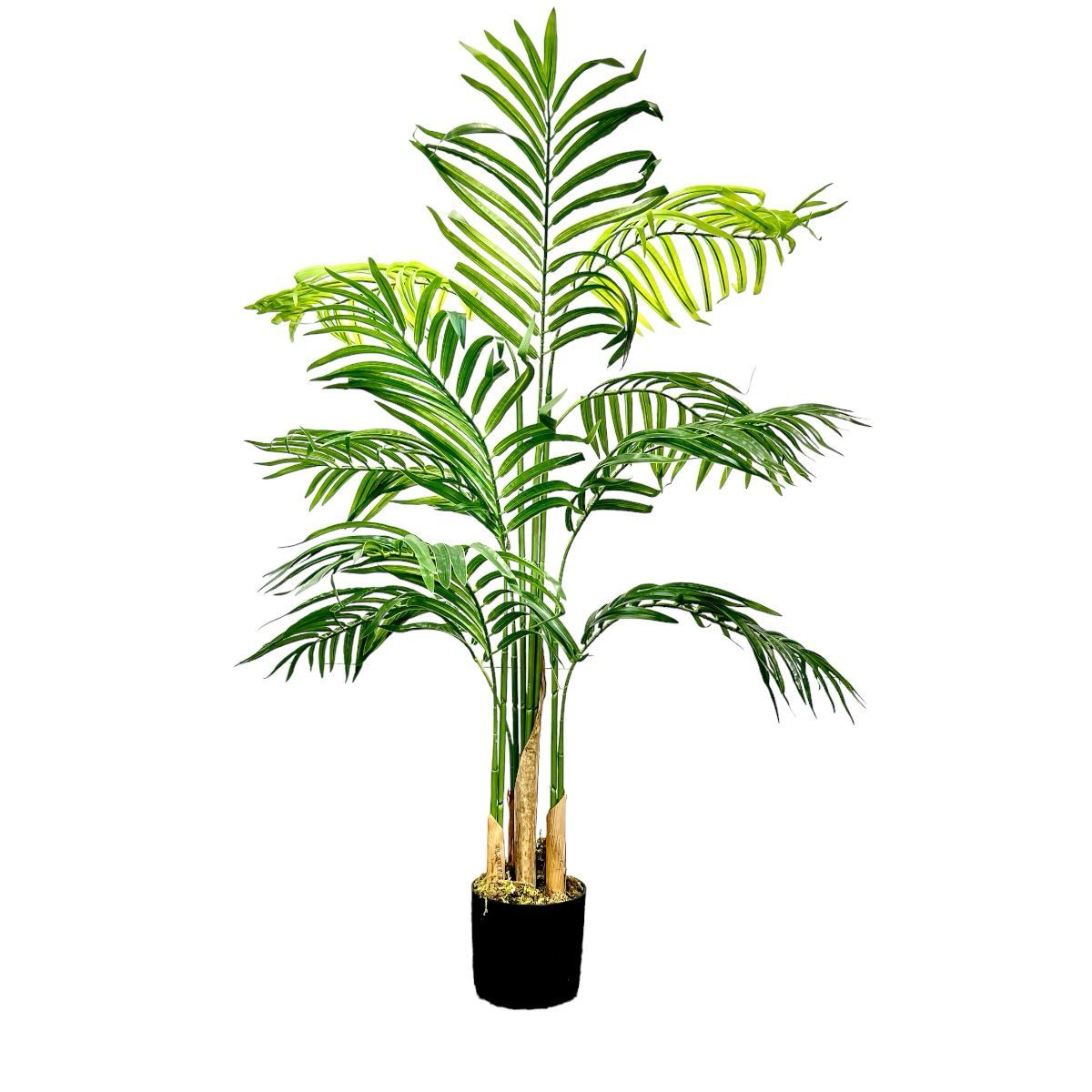 ARBUSTO REAL - Planta Artificial Palmera Premium 120 cm. / 10 Hojas