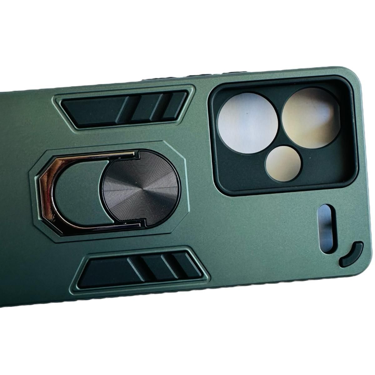 GENERICO - Carcasa Para Xiaomi Redmi Note 13 Pro+ 5g Anti Golpes Anillo Plomo