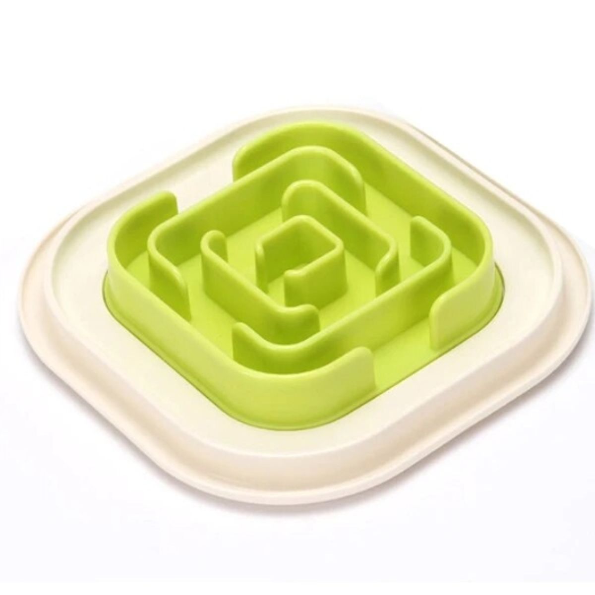 GENERICO - Cuenco De Comida Lenta Para Perro Laberinto Verde