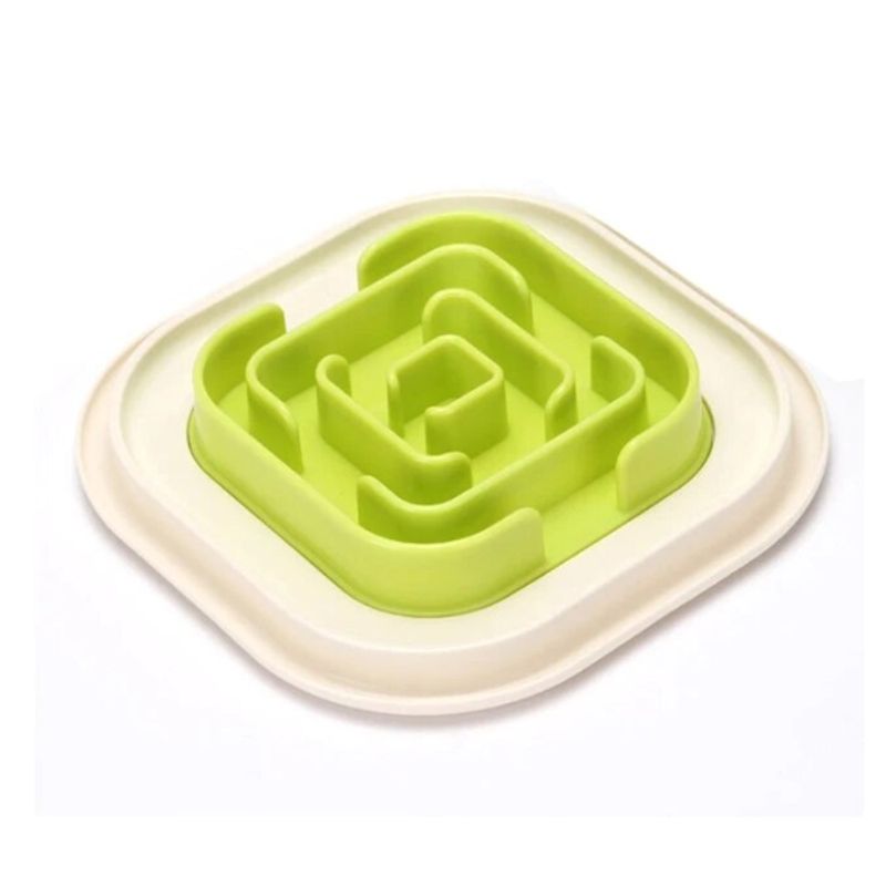 GENERICO - Cuenco De Comida Lenta Para Perro Laberinto Verde