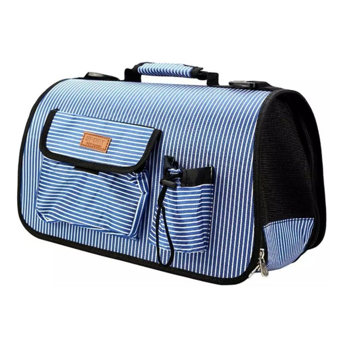 GENERICO - Bolso Transportador Viaje Para Perros Y Gatos Talla L Azul